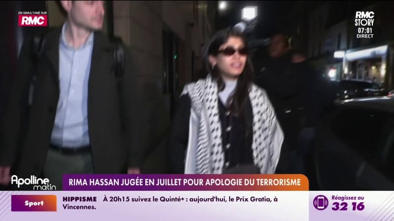 Rima Hassan jugée en juillet pour apologie du terrorisme