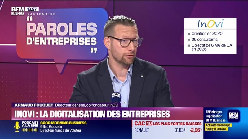 Arnaud Fouquet (InOvi) : InOvi, la digitalisation des entreprises - 17/01