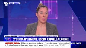 Magali Berdah, au sujet du rappel à l'ordre à Booba: "Je l'accueille bien, parce que la justice avance"