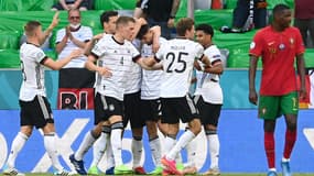 L'Allemagne célèbre un but face au Portugal à l'Euro 2021