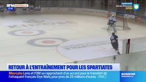 Marseille: les Spartiates de retour à l'entraînement