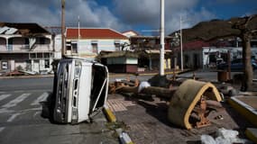 Les dégâts après le passage de l'ouragan Irma à Saint-Martin