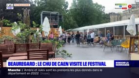 Calvados: le CHU de Caen visite le site du festival Beauregard