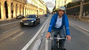 Boris s'est mis au vélotaf pour la rentrée.