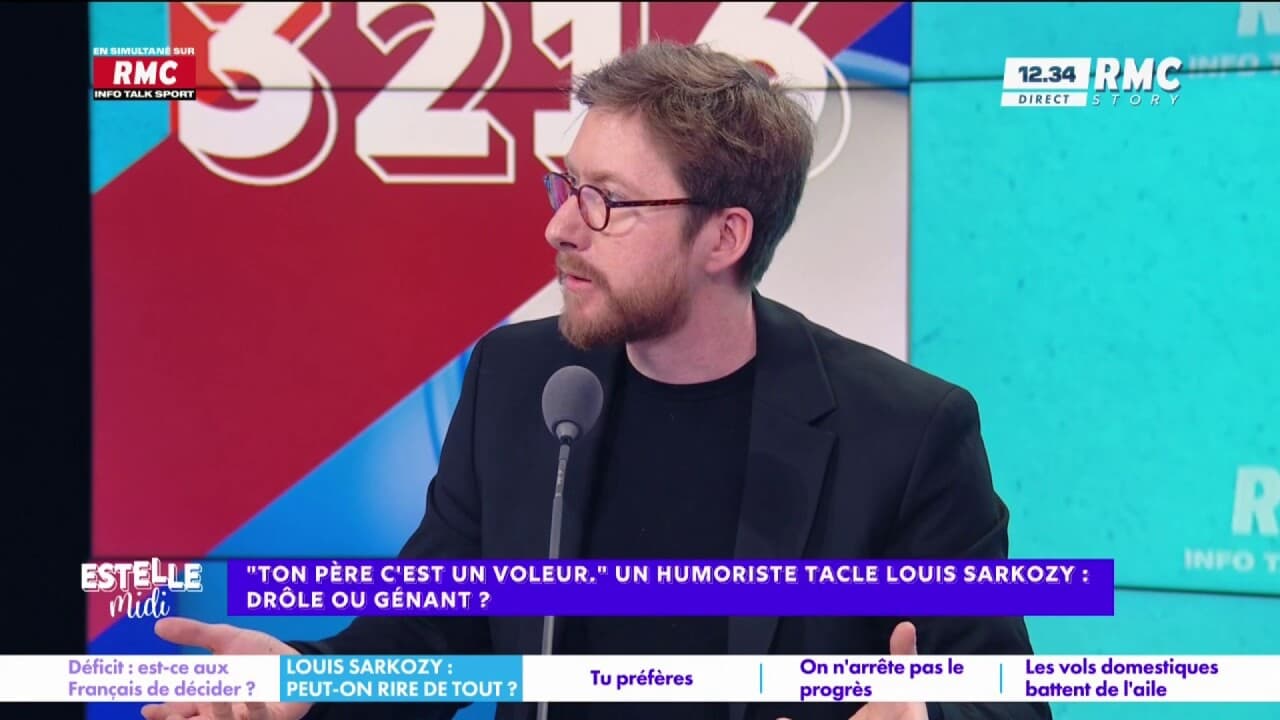 Pierre Rondeau Un humoriste tacle Louis Sarkozy :