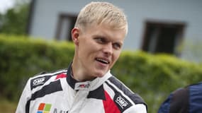 Ött Tänak au rallye de Finlande, le 1er août 2019