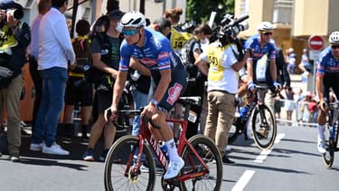 Mathieu Van der Poel lors du Tour de France 2023.