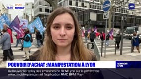 Pouvoir d'achat : manifestation à Lyon
