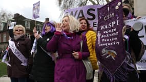 Une manifestation en Angleterre contre les inégalités au niveau des pensions de retraites entre hommes et femmes.