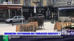 Briançon: vers une extension gratuite des terrasses?