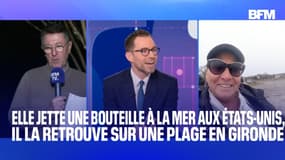 BFMTV retrouve l'Américaine qui a jeté une bouteille à la mer retrouvée en Gironde 