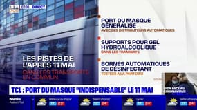 Déconfinement: un port du masque "indispensable" dans les transports en commun à Lyon le 11 mai