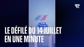 Le défilé du 14-Juillet en une minute