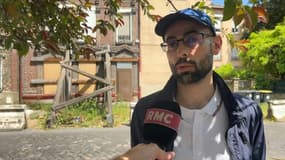 L'immeuble qui menace de s'effondrer retenu par une structure en bois