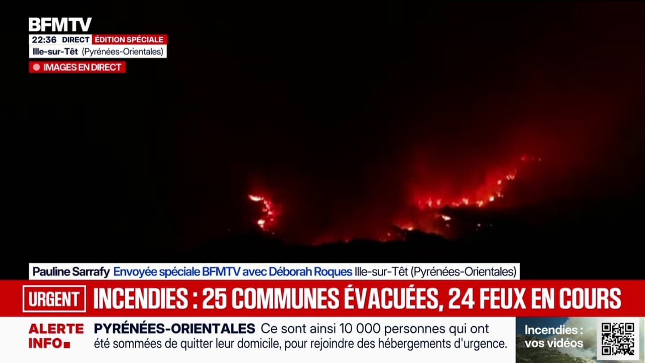 Incendie dans les Pyrénées-Atlantiques: les habitants de 25 communes doivent évacuer