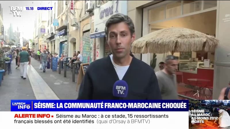 Séisme au Maroc: à Marseille, dans le quartier de Noailles, la solidarité s'organise
