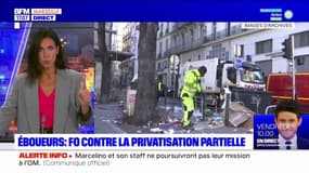 Éboueurs à Marseille: Force Ouvrière contre la privatisation partielle 