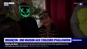 Briançon: une maison aux couleurs d'Halloween