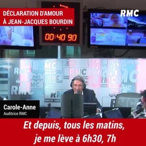 La déclaration d'amour de Carole-Anne à Jean-Jacques Bourdin