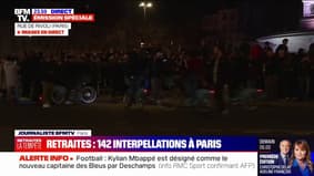 Paris: de nombreux manifestants restent présents place de la Bastille