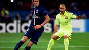 Edinson Cavani et Javier Mascherano