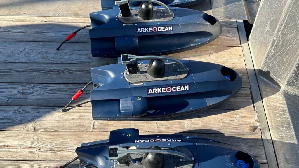 Les drones autonomes de d'Arkeocean.