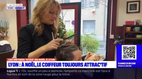 Les métiers "star" de Noël à Lyon: le coiffeur reste toujours attrac'tif