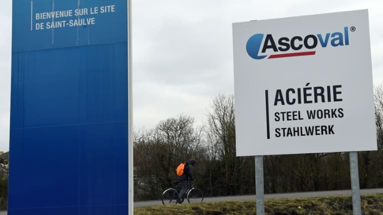 Die Ascoval-Stahlwerke in St-Saulve im Norden haben ihre Produktion halbiert