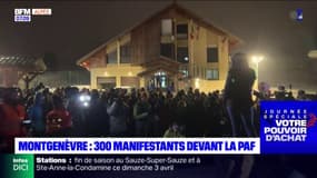Montgenèvre: 300 manifestants contre les arrestations de réfugiés