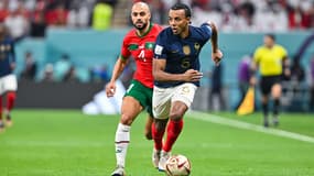Jules Koundé lors de France-Maroc