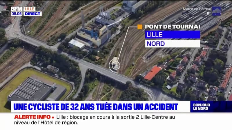 Lille: une cycliste de 32 ans meurt dans un accident