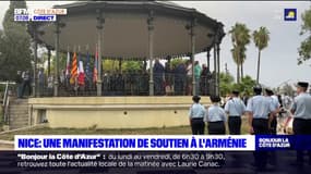 Nice: une manifestation de soutien à l'Arménie