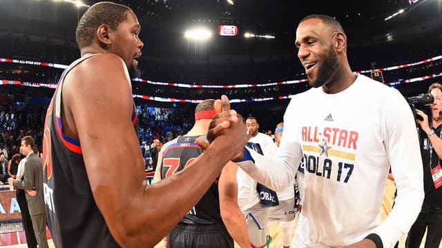 Kevin Durant et Lebron James pourraient se retrouver dans la même équipe lors du prochain All-Star Game. 