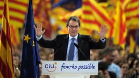Artur Mas, Président de Catalogne, le 23 novembre 2014.