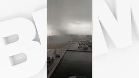 Une tornade frappe l'aéroport de Tours le 21 juillet 2025.