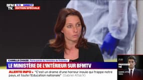 Attaque au couteau à Arras: "Ce terroriste était suivi de plusieurs semaines", confirme Camille Chaize (porte-parole du ministère de l'Intérieur)