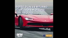 Ferrari présente sa première voiture sportive de série hybride rechargeable 