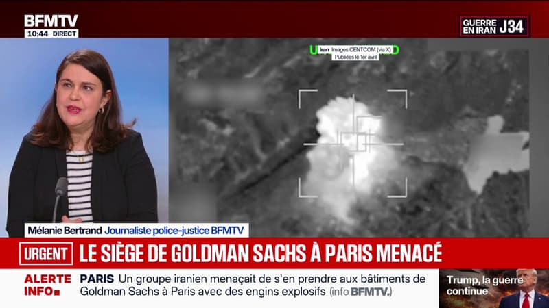 Goldman Sachs menacée par un groupe iranien à Paris, vigilance policière renforcée