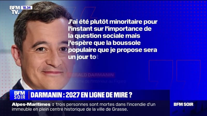 Présidentielle 2027: Gérald Darmanin ne cache pas ses ambitions