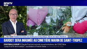 Éric Ciotti, président (UDR), demande à Emmanuel Macron "une reconnaissance de la Nation", suite au décès de Brigitte Bardot