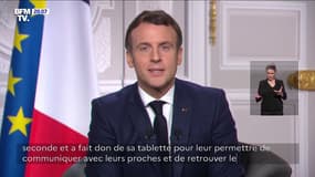 Emmanuel Macron rend hommage aux "parcours exemplaires" de 2020 et cite Lucas de Béthune