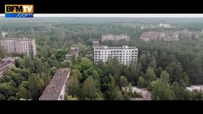 Les images du site de Tchernobyl survolé par un drone