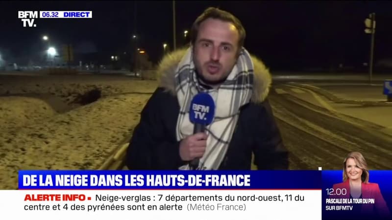 La neige est arrivée dans le Pas-de-Calais, placé en vigilance orange