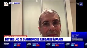 40% d'annonces illégales à Paris: "l'encadrement des loyers est une machine à détruire l'offre locative", assure le président de l'UNPI 