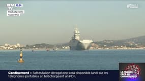 Ce porte-hélicoptère doit partir aujourd'hui pour ramener plus d'un million de masques et du matériel aux Antilles françaises et en Guyane