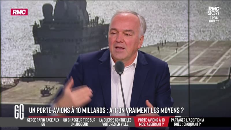 Nouveau porte-avions à 10 milliards d'euros : "On n'arrive même pas à boucler le budget de 2026", s'inquiète Olivier Truchot