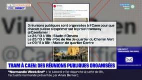 Caen: des réunions publiques organisées sur le projet de tramway