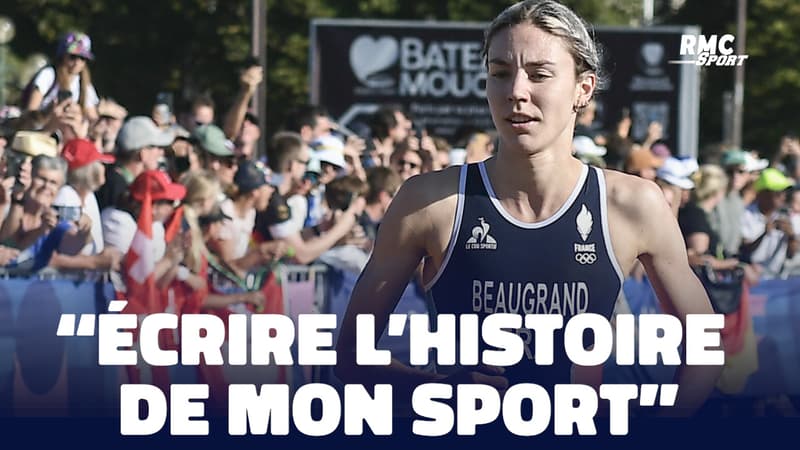 Triathlon : "Personne ne pouvait me prendre ce titre mondial" sourit Beaugrand