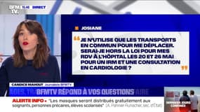 Pourrai-je prendre les transports en commun en heure de pointe pour aller à l'hôpital? BFMTV répond à vos questions