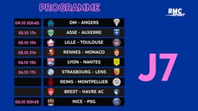 Ligue 1 : Le programme TV de la J7 avec Nice-PSG et les classements